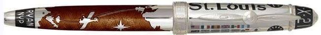 The Spirit of St. Louis - David Oscarson The Spirit of St. Louis Charles Lindbergh Liquid Coffee Fountain Pen